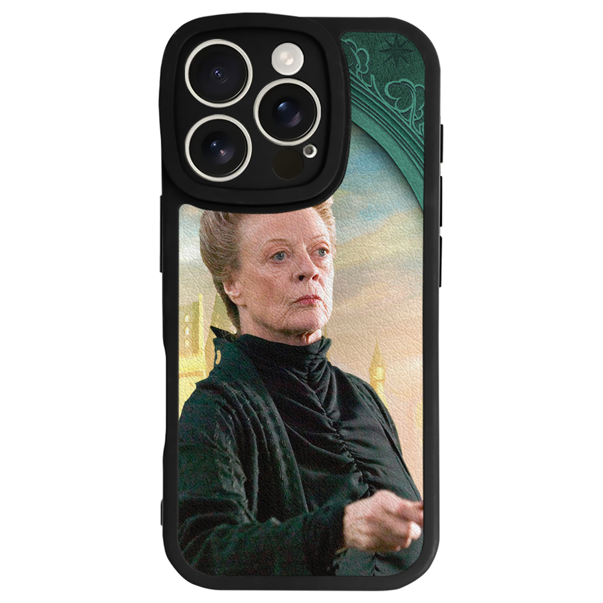 （画像用） Harry Potter ハリー・ポッターシリーズ 【iPhone 16シリーズ対応】シリコンスマホケース（レザー調） 材質：シリコン